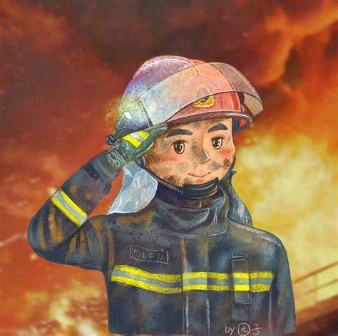 消防员是怎么画的,消防员怎么画 - 伤感说说吧