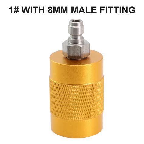 PCP Filling Station Valve Charging Adapter to 5/8 Adapter 200 bar 1# with 8mm male fitting ...