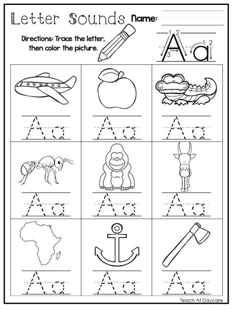 Letter A Preschool Printables - Preschool Mom - Worksheets Library