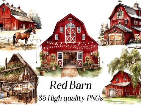 Cute Barn Clip Art