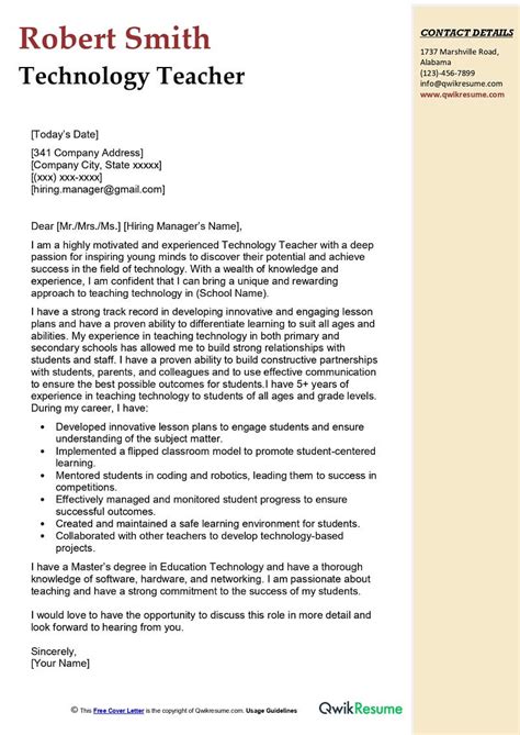 Information Technology Cover Letter 的图像结果