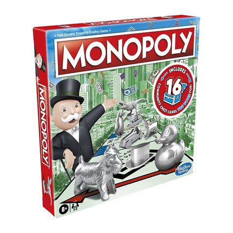 Monopoly Game, Family Board Game for 2 to 6 Players, Monopoly Board ...