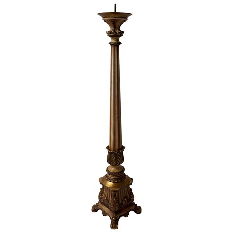 Large Modernist Floor Standing Candelabra at 1stDibs