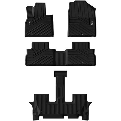 3W Kia Telluride 2020-2025 (Gas Models) Fits 7 & 8 Seat Custom Floor ...