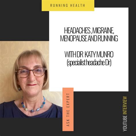 Headache, Migraine, Menopause and Running! – Dr Juliet McGrattan