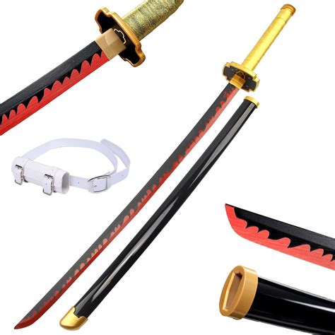 Buy YYDP Tsugikuni Yoriichi Demon Slayer - Wooden Japanese Anime Katana ...