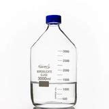 Bello Borosilicate reagent bottle 100 ml with leak proof Blue Screw Cap ...