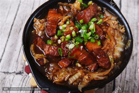 红烧肉砂锅,中国菜系,食品餐饮,摄影素材,汇图网www.huitu.com