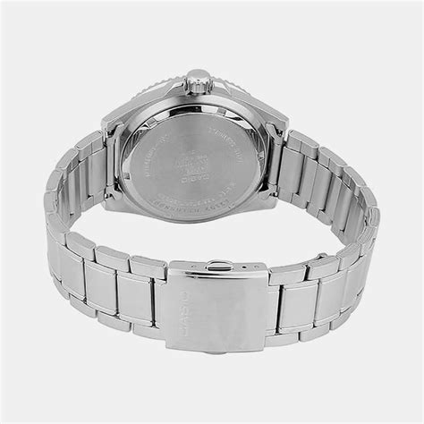 Casio Enticer Men Quartz Black Dial Analog Stainless Steel Watch MDV ...