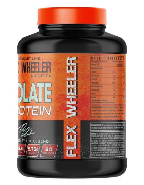 Flex Wheeler Isolate Whey Protein - 5 Lbs – Mk Protein Star