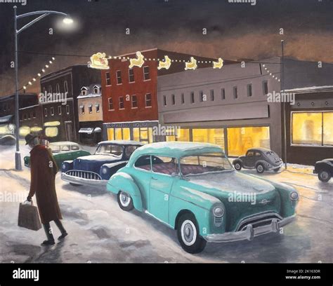 Retro small town america hi-res stock photography and images - Alamy