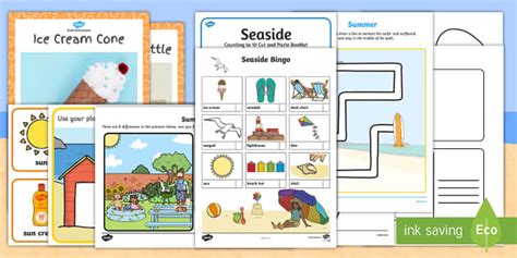 Summer Holiday CfE Early Level Activity Pack (teacher made)