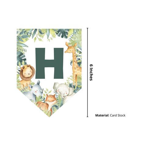 Jungle Happy Birthday Banner – PartyDecor Mall