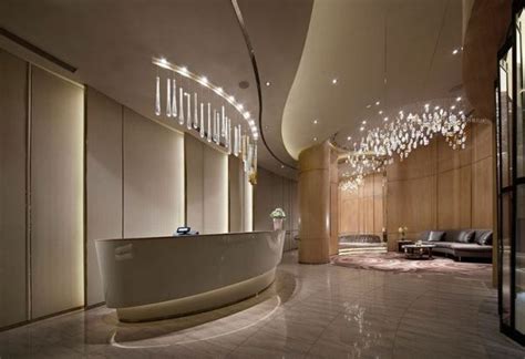 精品办公空间前台设计 - 公装空间 - MT-BBS | Lobby design, Lobby interior design, Hotel ...