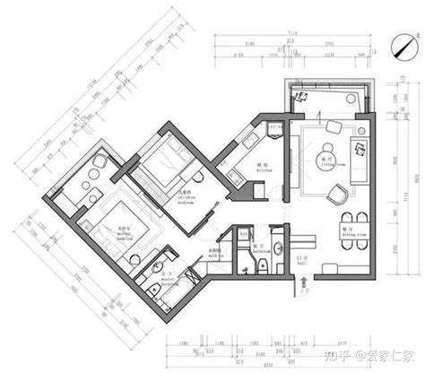 63平装修二室二厅现代简约混搭美家（组图） - 家居装修知识网