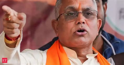 'Old is gold': Dilip Ghosh's cryptic message amid disgruntlement in ...