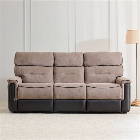 Buy Christian Fabric 3-Seater Sofa - Brown from Home Centre at just INR ...