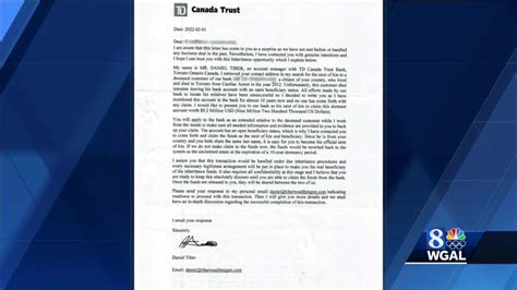 Image result for Inheritance Scam