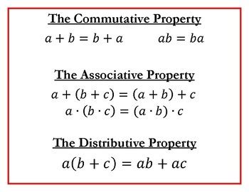 Image result for Reason Using Properties From Algebra