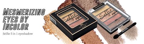 Buy INCOLOR Selfie Eyes 5 in 1 Eyeshadow Palette For Women/Glitter Eye ...