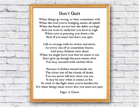 Don't Quit Poem, Don't Quit, Motivational Poem, Inspiring Poem ...