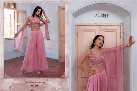 Alizeh 5001 to 5009 Series Designer Indo Western Collection