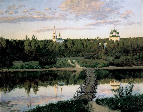 ХУДОЖНИК ЛЕВИТАН. Картины Исаака Левитана. Тихая обитель. Пейзаж с церковью