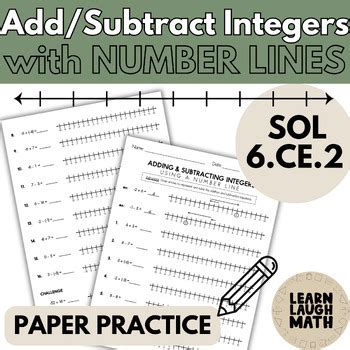 Image result for Subtracting Integers Using a Number Line