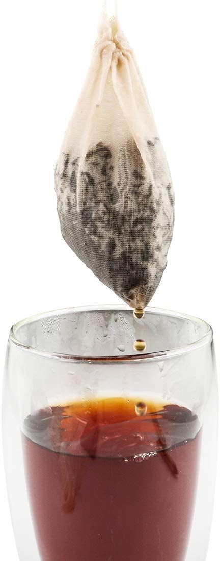 Tea Bag With Drawstring 50pcs Reusable Empty Multipurpose Filter Bags ...