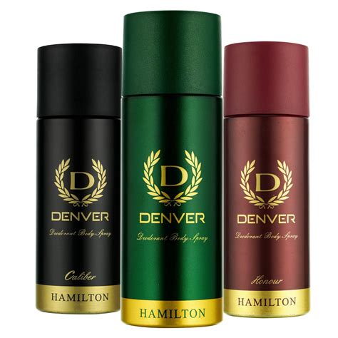 Buy DENVER Hamilton Deo, Caliber Deo, Honour Deo - 165ML Each (Combo ...