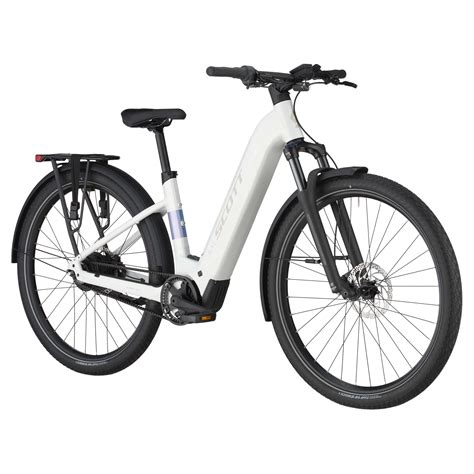 Scott Sub eRide 10 Belt Wave 800Wh 85Nm bianco white E-Citybike | E-BIKES