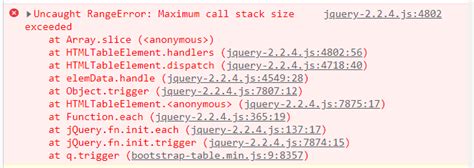 Image result for Maximum Call Stack Size Exceeded Fix