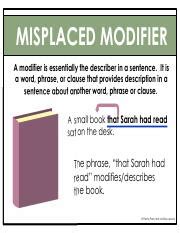 Image result for Basic Sentence Error Misplaced Modifiers