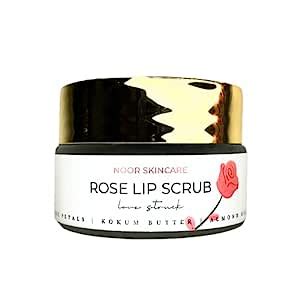 Noor Skincare Rose Lip Scrub For Whitening And Brightening of Lips ...