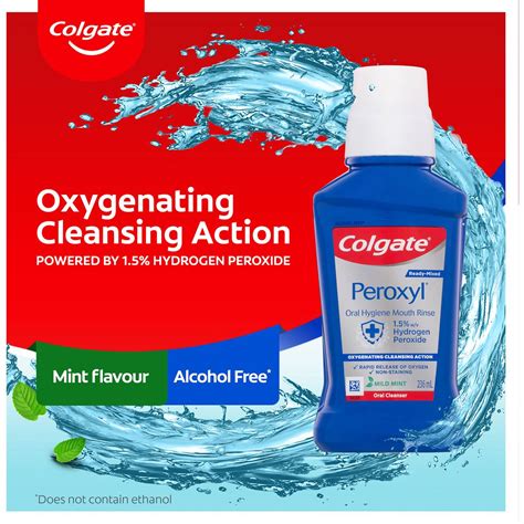 Colgate Peroxyl Mouthwash For Thrush at Dennis Penn blog