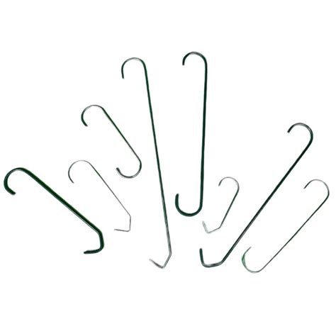 S-Hooks| 6" Length| .120 Diameter | 50 Count | 50lb test ...
