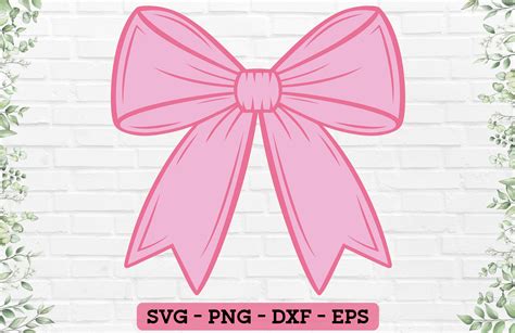 Ribbon Coquette Bow SVG/PNG Graphic by GraphicsTreasures · Creative Fabrica