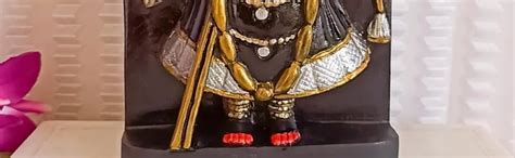 Buy R&M RM Black Marble Stone Shrinath Ji Statue for Home Puja Place ...