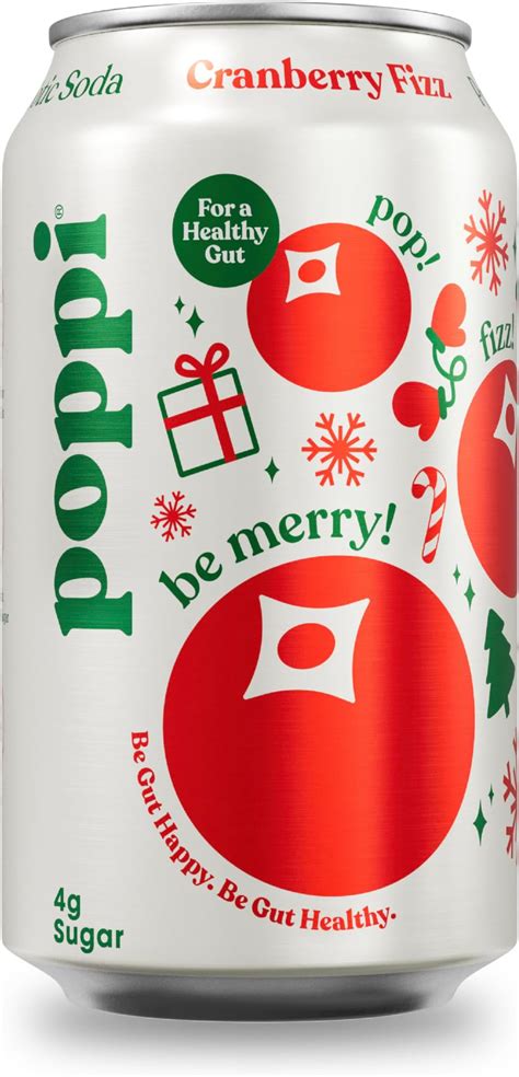 Amazon.com : POPPI Sparkling Prebiotic Soda, Beverages w/Apple Cider ...