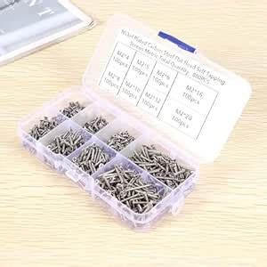 800-Piece Stainless Steel Screw Assortment Kit - Self-Tapping Screws ...