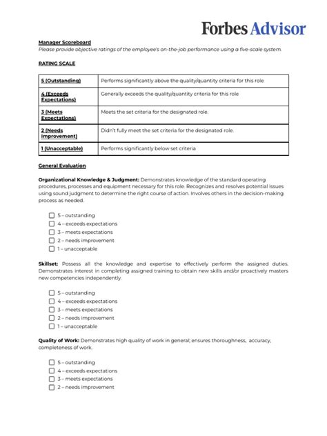 Performance Review Examples PDF 的图像结果
