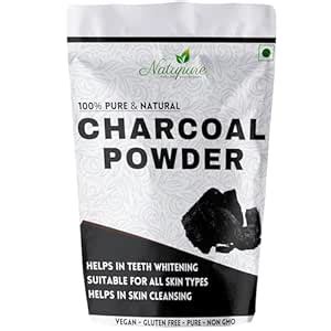 Natupure Activated Charcoal Powder For Removes Dead Skin, Impurities ...