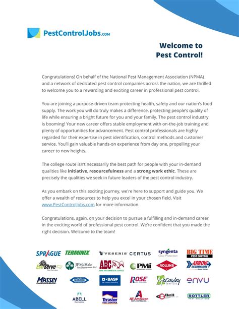 Pest Control Jobs on LinkedIn: #choosingpestcontrol #welcometotheteam #pestcontrolcareer