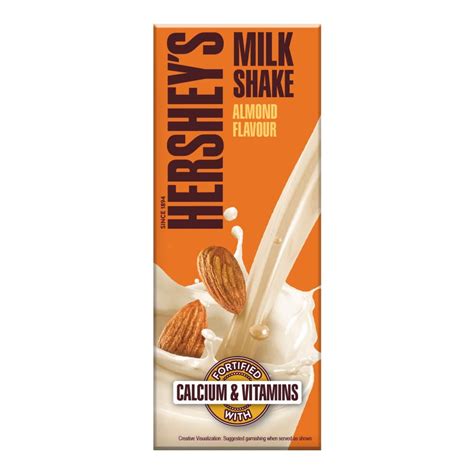 HERSHEY'S Milkshake Almond, 180ml - Pack of 6, 6 X 180 ml : Amazon.in ...