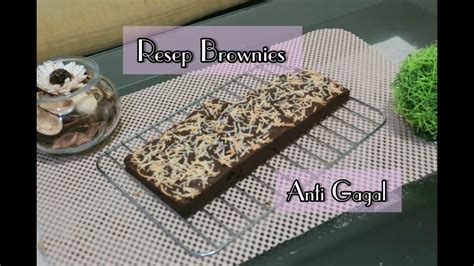 Resep Brownies Simple Anti Gagal   YouTube