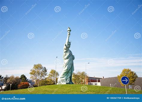 Colmar, France. October 14, 2018. Copy of Statue of Liberty, Designed by Frederic Bartholdi ... - designed by frederic auguste bartholdi