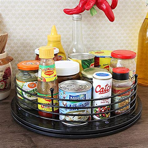 Buy appeasy Lazy Susan 360 Rotating Kitchen Spice Cosmetic Holder ...