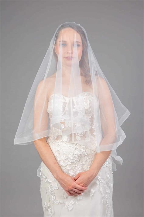 Horsehair Edge Veil | ART KOLLOCSION | Get Your Dream Dress