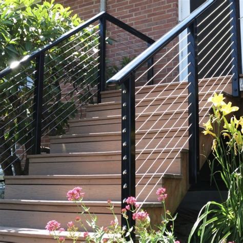 Black Cable Deck Railing Systems : Raileasy Cable Railing Atlantis Rail ...