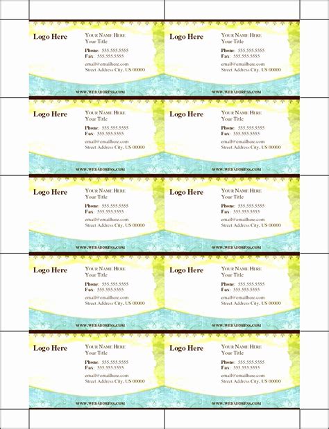 Free 10 Business Card Template 的图像结果